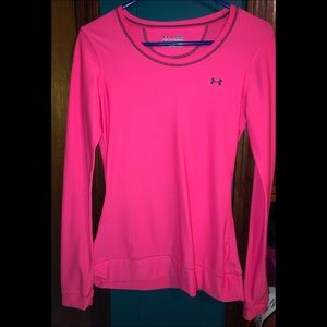 Under Armour Hot Pink Long Sleeve Top